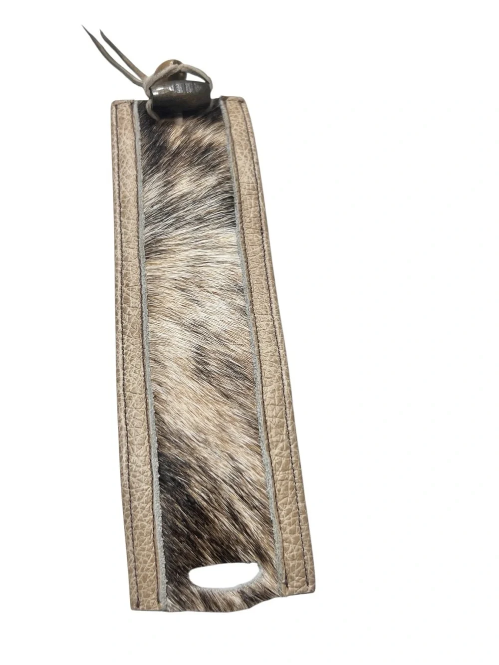 Strahan Customs leather bracelet in Taupe and Brown Unisex